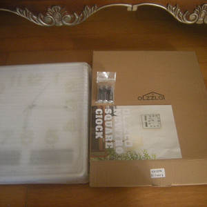 알랑무소음 레트로LED사각벽시계 야광고급제품+르젠BLDC레트로선풍기(사은품 신일휴대용미니선풍기)/아이폰 캠핑 이미지