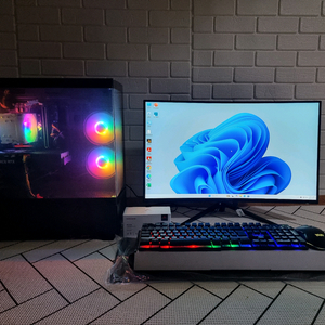 게이밍 고사양 컴퓨터 풀세트팝니다.배그.롤.영상편집.포토샵.스팀.PC.피시.로아.포토샵.아이온2.업무용 이미지