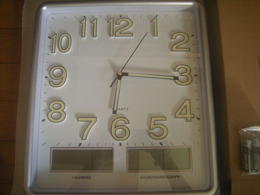 알랑무소음 레트로LED사각벽시계 야광고급제품+르젠BLDC레트로선풍기(사은품 신일휴대용미니선풍기)/아이폰 캠핑 이미지