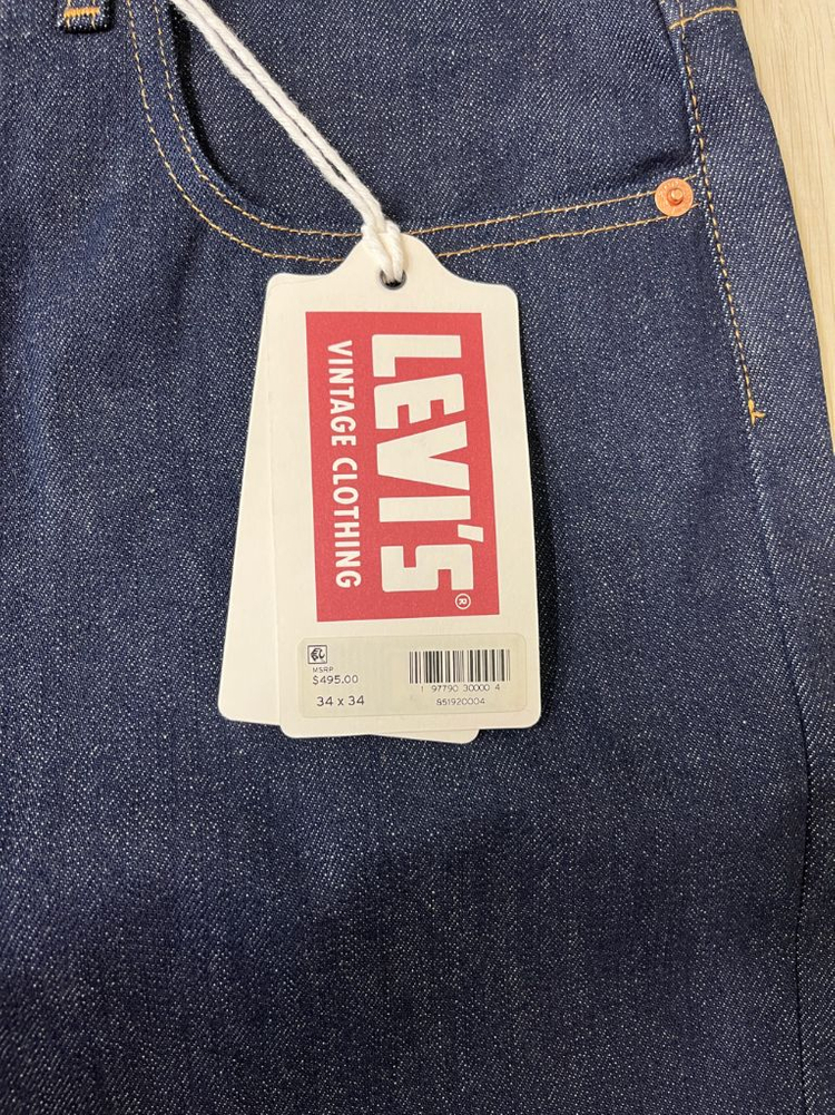 리바이스빈티지클로딩 lvc1970s 517 부츠컷 새들맨 리미티드에디션 콘밀 34X34 이미지