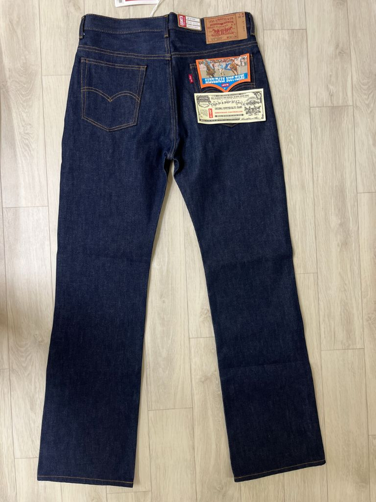 리바이스빈티지클로딩 lvc1970s 517 부츠컷 새들맨 리미티드에디션 콘밀 34X34 이미지