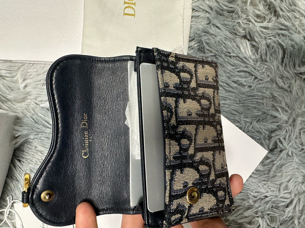 (정품) 디올 오블리크 새들 카드지갑 이미지