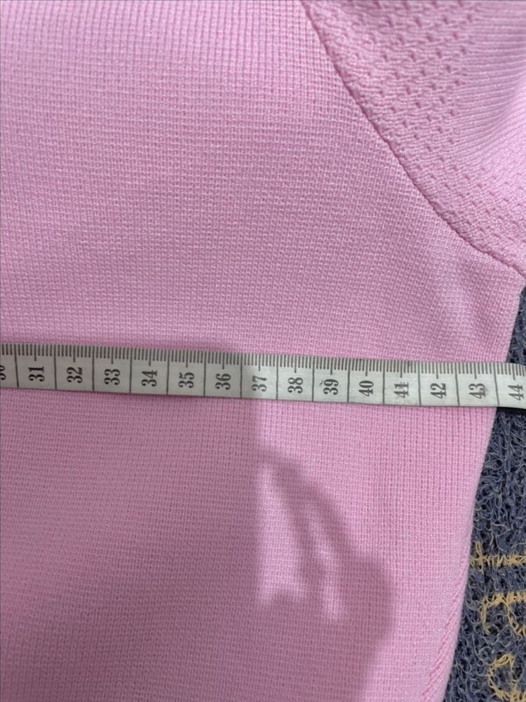 아디다스 골프니트집업XS (정가 198,000원) 골프웨어 골프상의 핑크집업 이미지