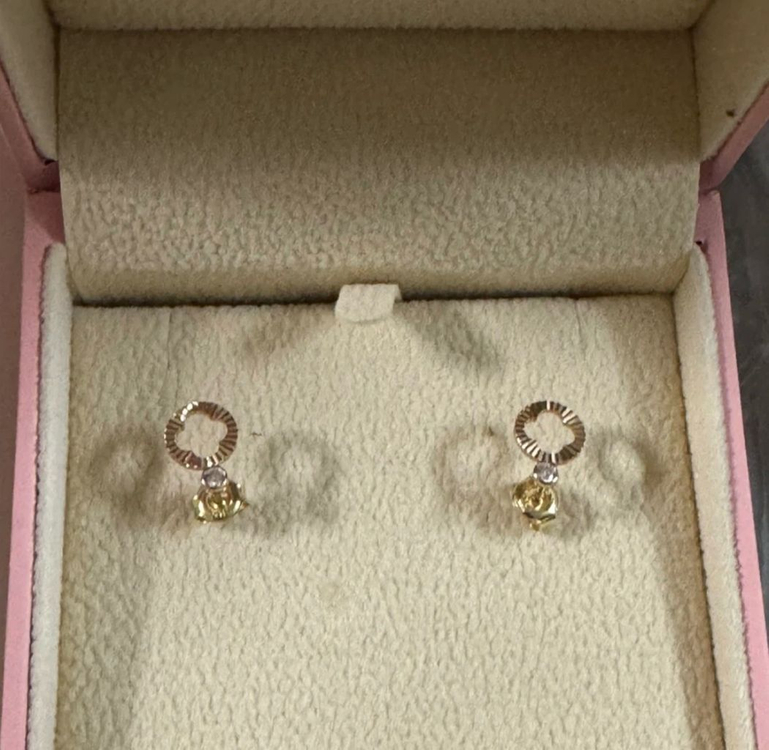 정품 제이에스티나 전체 14k 귀걸이 이미지