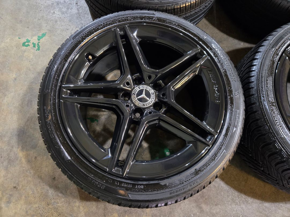 벤츠 W205 C클래스AMG 18인치 정품 휠타이어 이미지