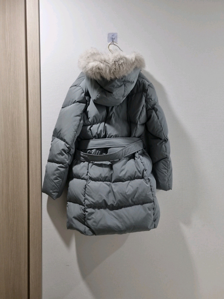 SOUP 폭스퍼 벨티드 패딩 새상품 이미지