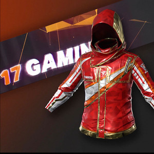 배그 17게이밍 17gaming 후드 자켓 스킨 코드 이미지