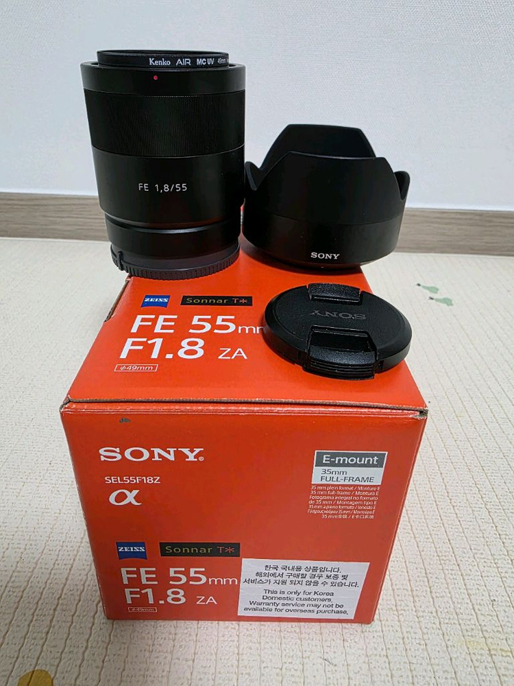 소니FE 85mm F1.4 gm, 55mm F1.8 za 이미지