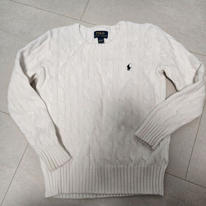 폴로 키즈 꽈배기 니트 6t 이미지