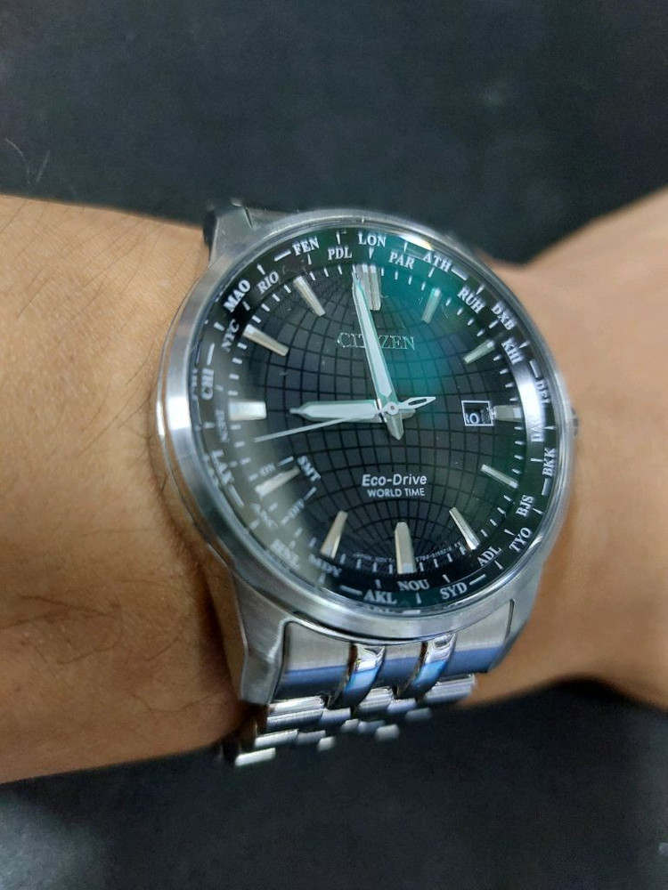 시티즌 에코드라이브 월드타임 이미지