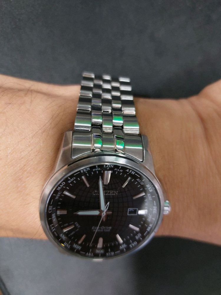 시티즌 에코드라이브 월드타임 이미지