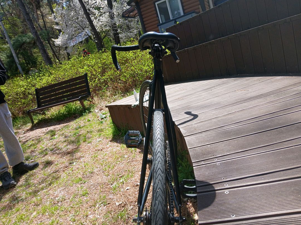 블랙 픽시 판매합니다, 가볍게 타기 좋음, 입문용으로 좋음 이미지