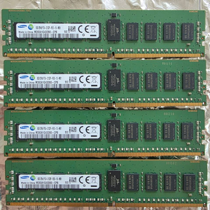 삼성 DDR4 2133P 8기가 ECC 4개 서버용 메모리 이미지