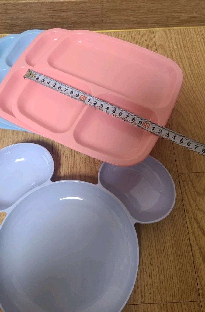 디즈니 유아 아기 나눔 식판 식기 7개 일괄 이미지