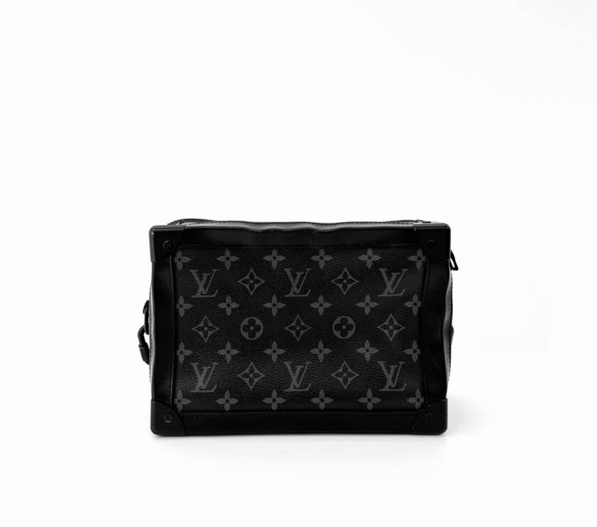 LV 루이비통 이클립스 모노그램 소프트 트렁크 크로스백 메신저백 블랙 이미지