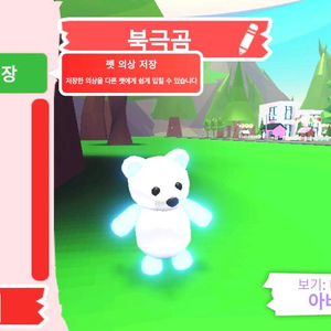 입양하세요 펫 네온 북극곰 판매합니다 이미지