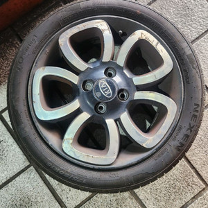 모닝 레이 15인치 휠타이어. 판매 이미지