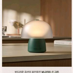 스타벅스 포터블 램프 그린 이미지