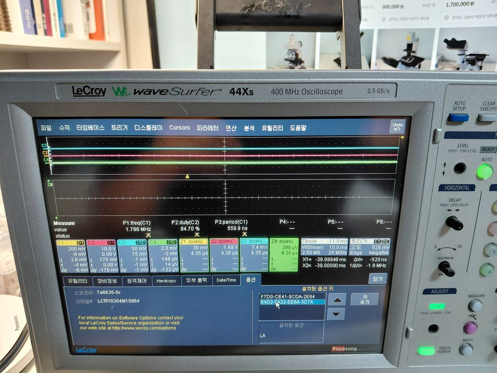 LeCroy Ws WaveSufer 44Xs 400MHz 2.5GS/s 오실로스코프 프로브증정 이미지