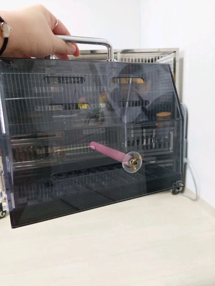 미르공방 렉산 소형앵무새 이동장 이미지