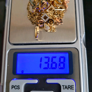 14K 목걸이 귀걸이 반지세트 새상품 이미지