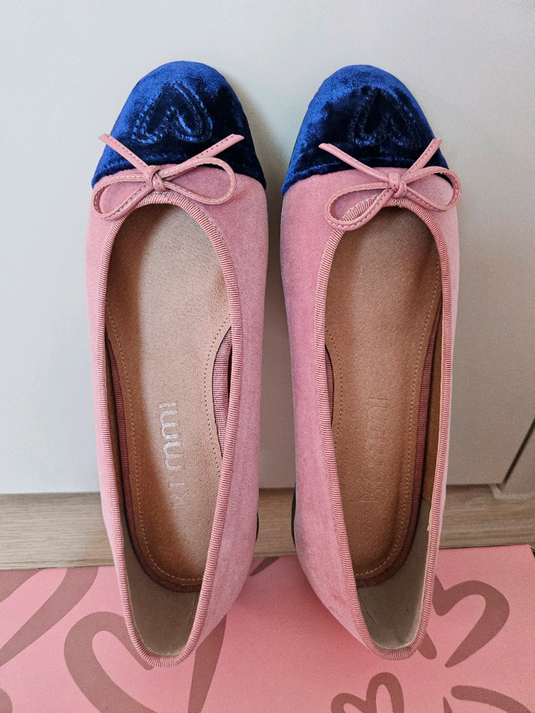 벨벳하트플랫슈즈(키미스튜디오) 이미지