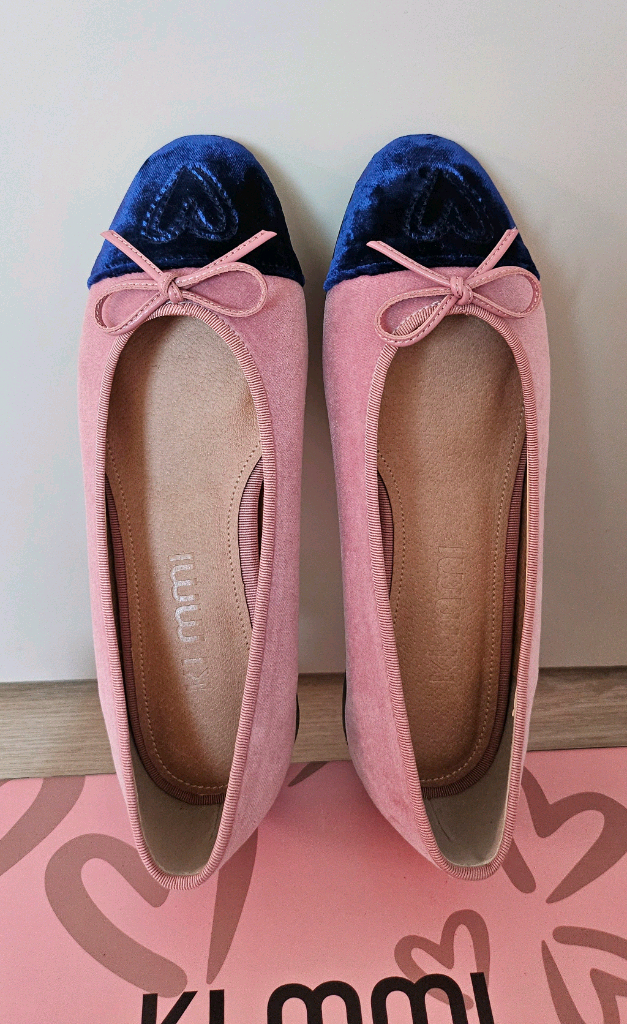 벨벳하트플랫슈즈(키미스튜디오) 이미지