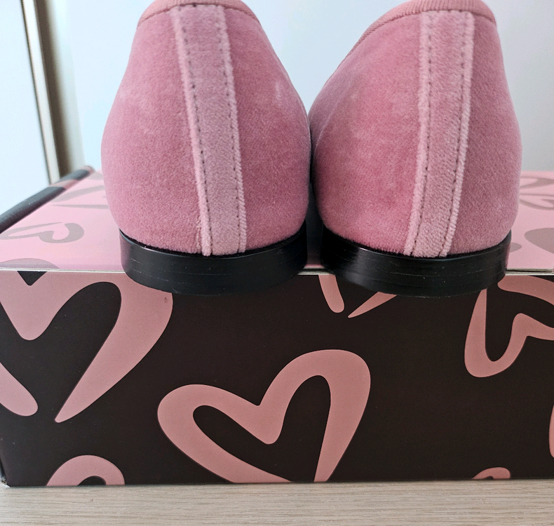 벨벳하트플랫슈즈(키미스튜디오) 이미지