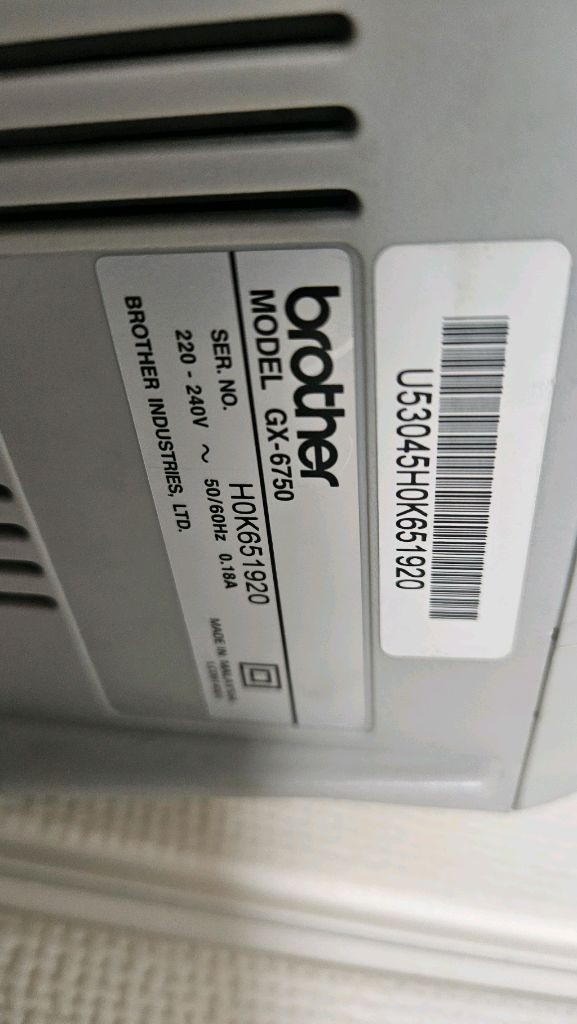 브라더 전자 영문타자기 이미지