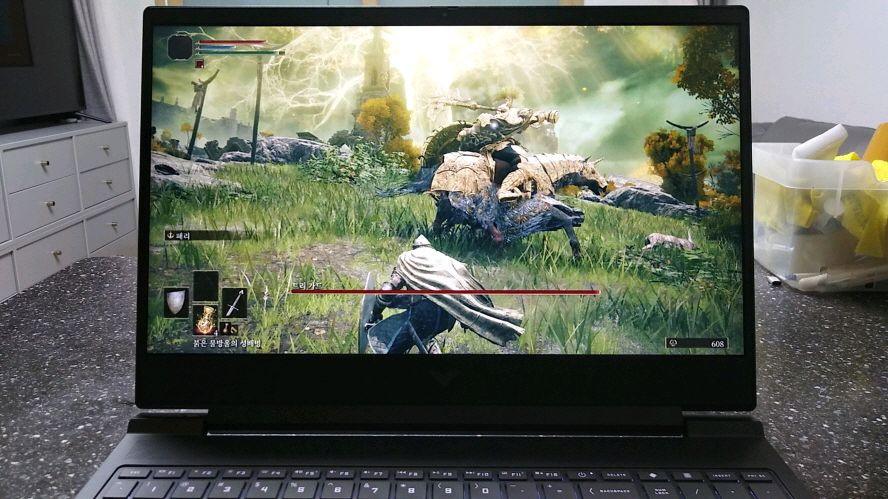 HP 최신 최신 라이젠5 빅터스 게이밍 노트북/RTX4050 이미지
