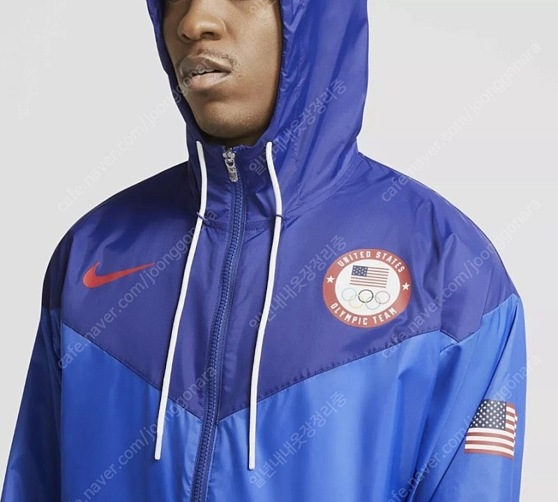 나이키 팀 USA 올림픽 윈드러너 바람막이 S(95) 이미지
