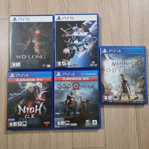 PS4/PS5 게임 타이틀 5종 세트 이미지