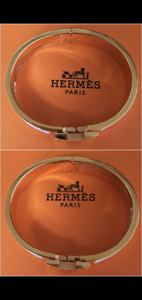 에르메스 클릭아슈pm 골드화이트 팔찌 정품A급(감정O)구찌프라다루이비통디올고야드샤넬셀린느보테가생로랑발렌시아가가방 이미지