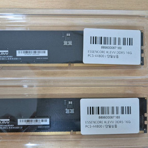 에센코어 클레브 DDR5 32GB ( 16GB x2) 5600MHz 하이닉스 A다이 램 이미지