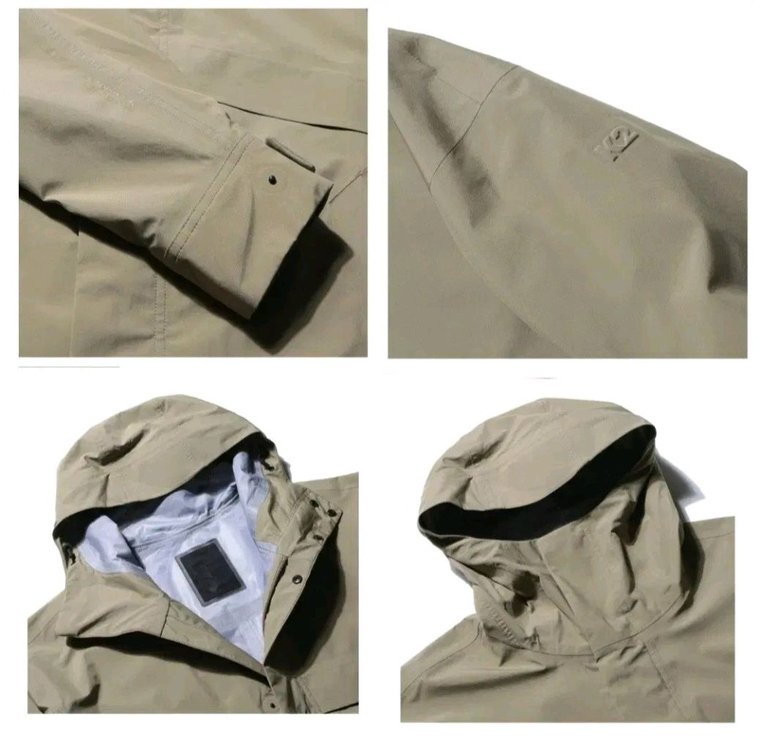 (새제품)K2여성 세미오버핏 코트형자켓 방수,투습 고어텍스(블랙,베이지90,95) 이미지