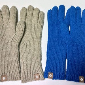 핑거홀 롱장갑 , 방울 퍼 목도리 일괄 3개 이미지