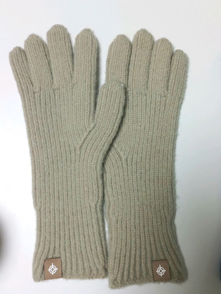 핑거홀 롱장갑 , 방울 퍼 목도리 일괄 3개 이미지