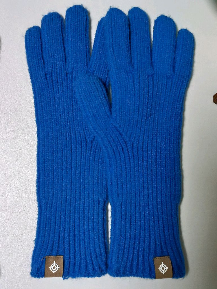 핑거홀 롱장갑 , 방울 퍼 목도리 일괄 3개 이미지