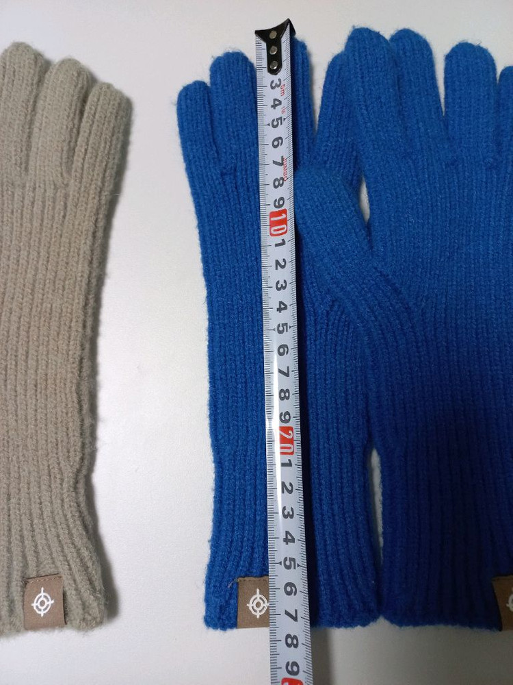 핑거홀 롱장갑 , 방울 퍼 목도리 일괄 3개 이미지