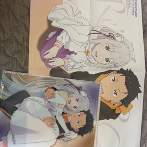 리제로 클리어파일과 포스터 이미지