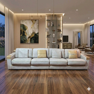 하이엔드 이태리 감마 최고급 누벅 전체 천연가죽 4인 소파쇼파 이미지