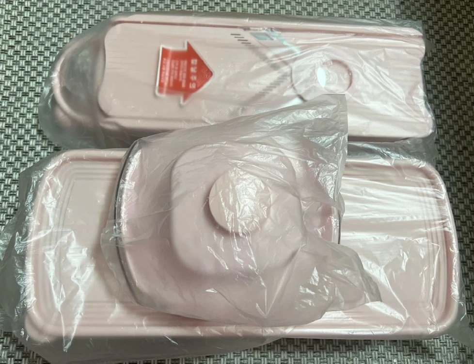 파이나밀그라인더 2세대 전동 그라인더 핑크 (4P세트), 테콘 프리미엄 채칼, 핸드 블랜더, 칼로피그 저당밥솥 이미지