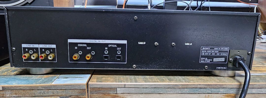 Sony 소니 DAT 데크(DAC 컨버터용) 이미지