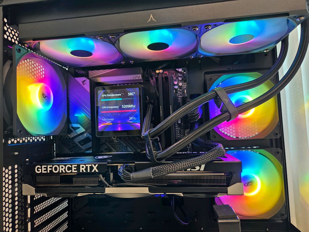 9800x3d, b850m wifi, rtx 5080 초고사양 본체 이미지