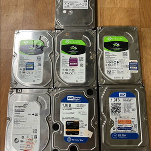 씨게이트 WD TOSHIBA 컴퓨터 하드디스크 1tb 1테라 500GB 이미지