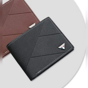 P5 A급 남성 깔끔한 디자인의 블랙 반지갑 판매해요 이미지