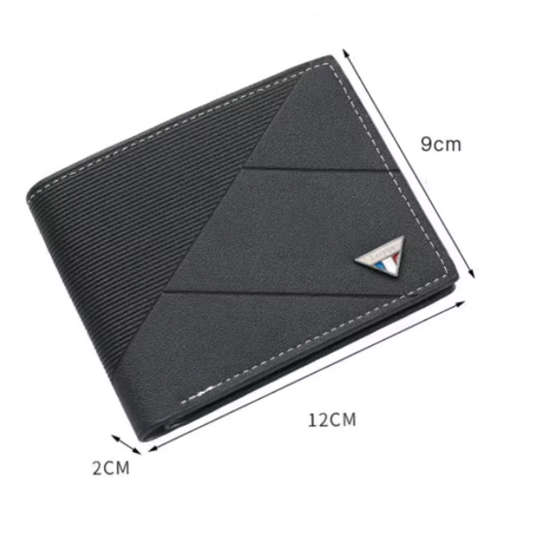 P5 A급 남성 깔끔한 디자인의 블랙 반지갑 판매해요 이미지