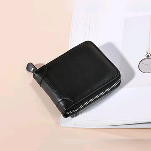 P5 A급 남성 깔끔한 블랙 현금 카드 동전지갑 판매해요 이미지