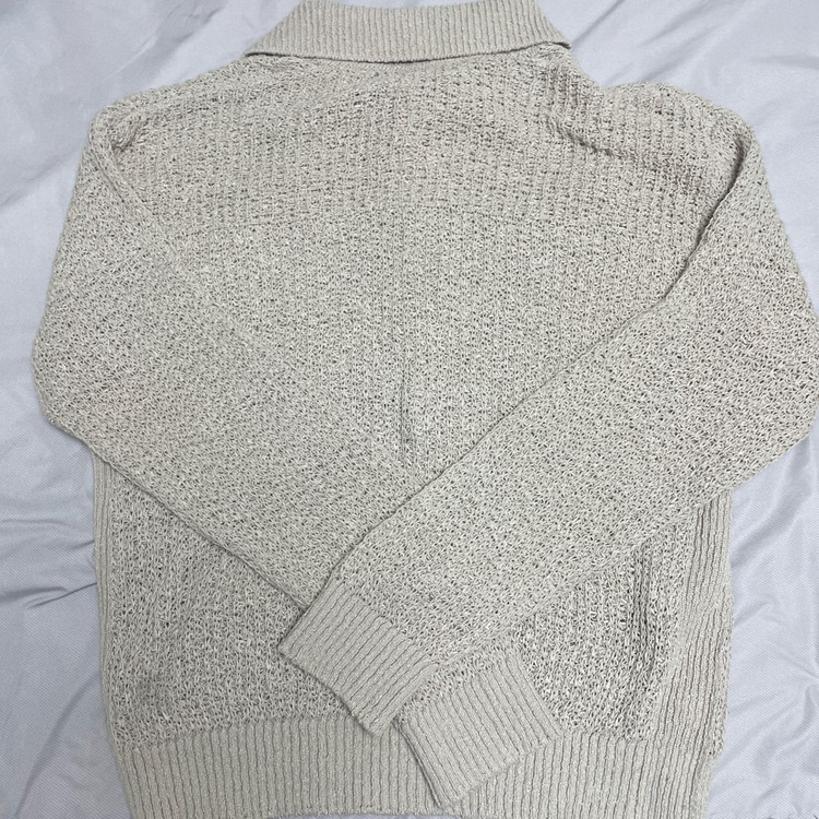 타임옴므 크로쉐 니트 가디건(23SS) 이미지