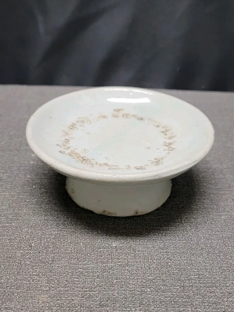 조선후기 백자 편대 높은굽 제기 이미지